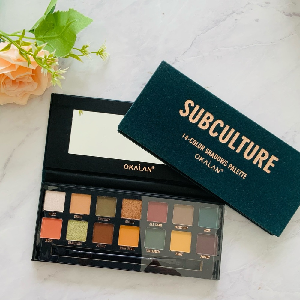 "OKALAN Subculture: 14-Color Shadows Palette"